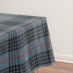 Toalha De Mesa Padrão Escocês da Xadrez de Tartan Azul MacKay