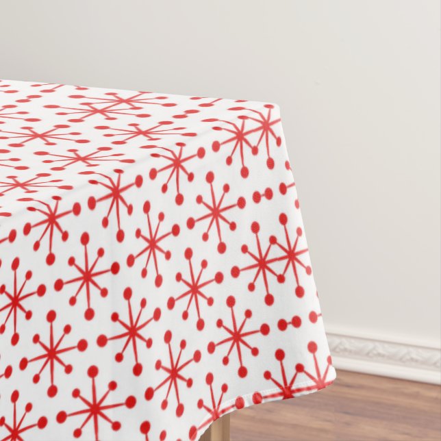 Toalha De Mesa Padrão estelar dos anos 50 (Posição Original)