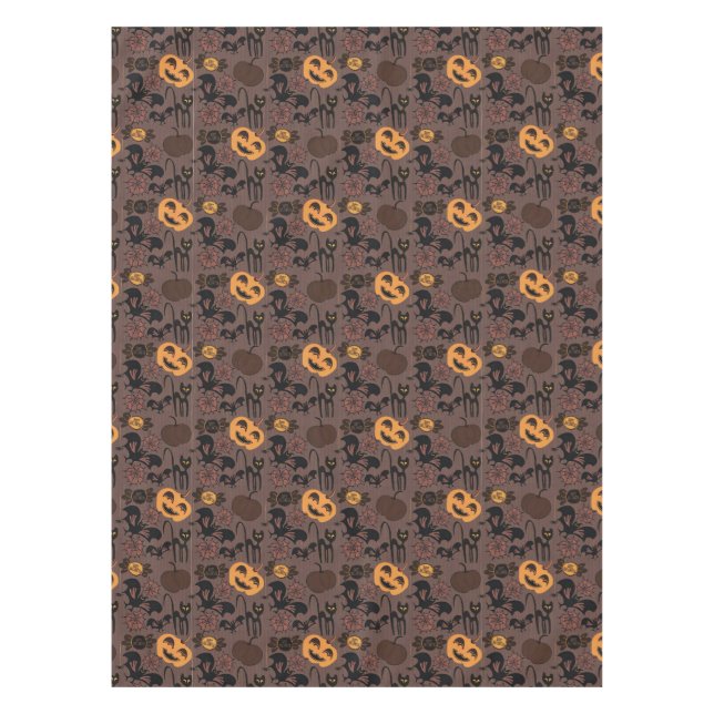 Toalha De Mesa Padrão Exclusivo De Zizela No Halloween (Frente)