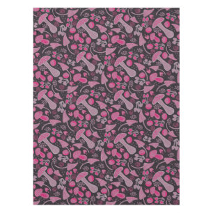 Toalha De Mesa Padrão Exclusivo em rosa/ queda