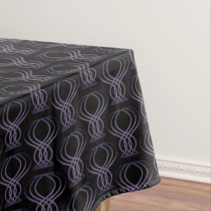 Toalha De Mesa Padrão final roxo queimado