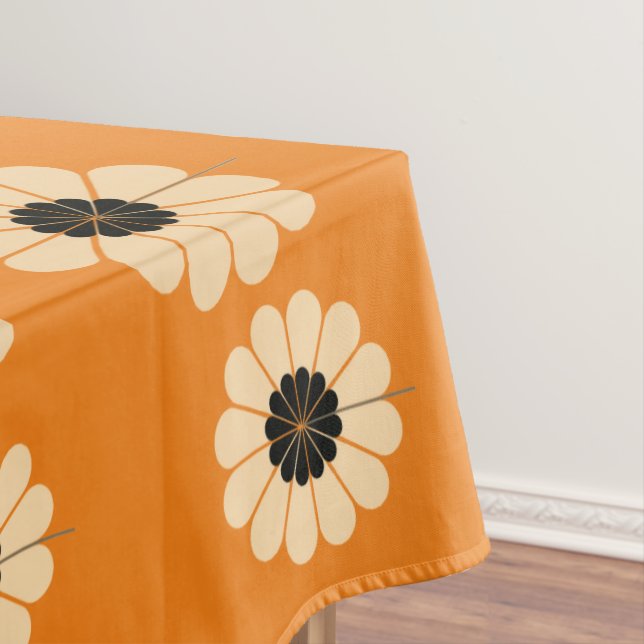 Toalha De Mesa Padrão Floral Abstrato (Posição Original)