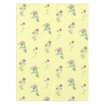 Padrão Floral Amarelo Pastel Ensolarado Primavera