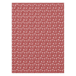 Toalha De Mesa Padrão Floral Barroco Monocromático, Branco em Ver