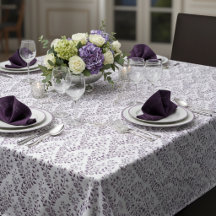 Padrão Floral Boho Moderno Ameixa Branco