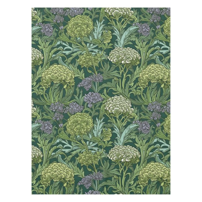 Toalha De Mesa Padrão floral contínuo no estilo de William Morris (Frente)