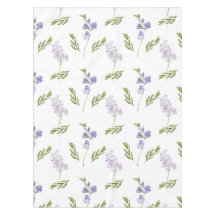 Padrão Floral de Aquarela de Flor Silvestre Lavand