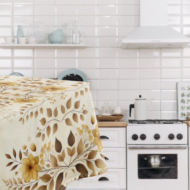 Toalha De Mesa Padrão Floral de Farmhouse (Criador carregado)