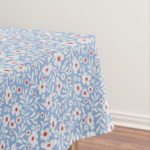 Toalha De Mesa Padrão Floral do Woodblock