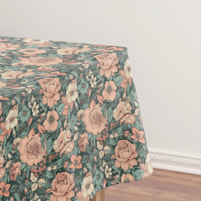 Toalha De Mesa Padrão Floral primavera (Posição Original)
