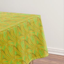 Toalha De Mesa Padrão Floral Verde Chartreuse Elegante