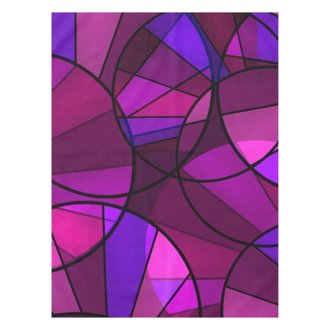 Toalha De Mesa padrão geométrico abstrato (Frente)