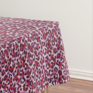 Toalha De Mesa Padrão impressão de chic colorido vermelho roxo gu