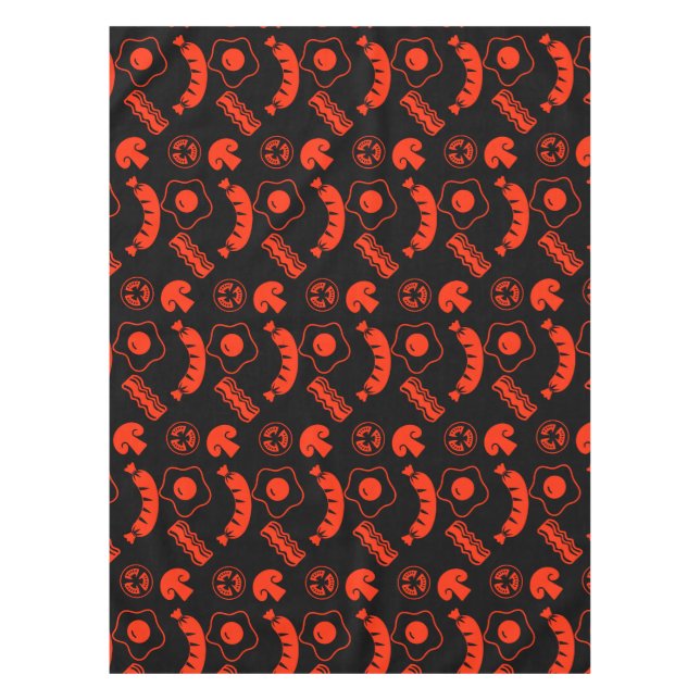 Toalha De Mesa Padrão inglês do café da manhã (Frente)