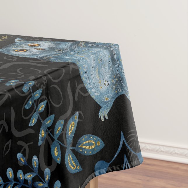 Toalha De Mesa Padrão intricado de flores e paisley (Posição Original)