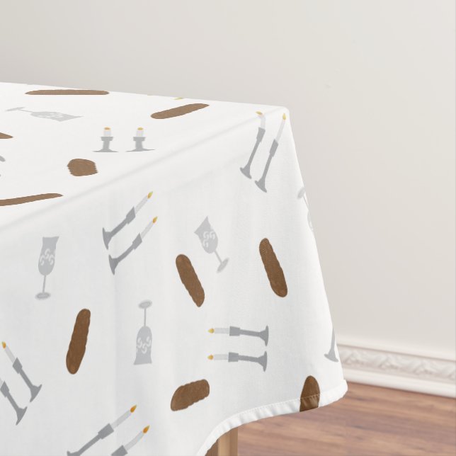 Toalha De Mesa Padrão judaico Sabbat (Posição Original)