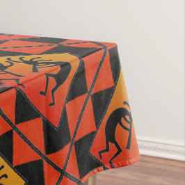 Toalha De Mesa Padrão Kokopelli Dançante Sudoeste