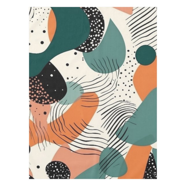 Toalha De Mesa Padrão mínimo sem costura Abstrato - Geométrico (1 (Frente)