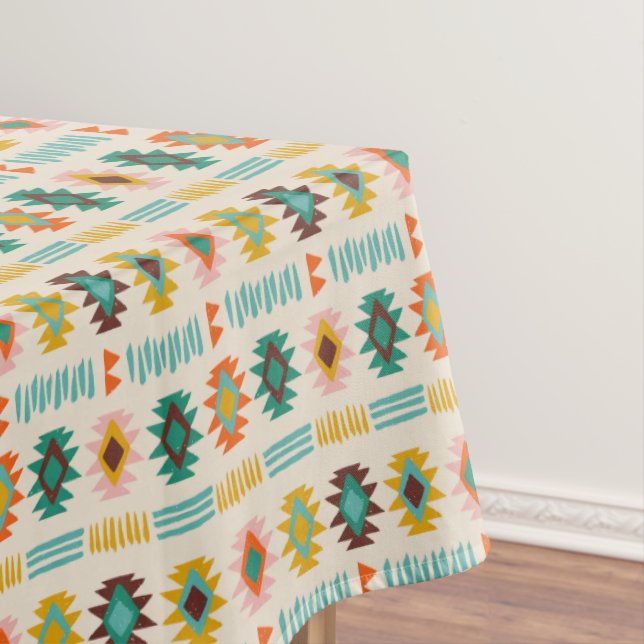 Toalha De Mesa Padrão Nativo Americano Navajo (Posição Original)