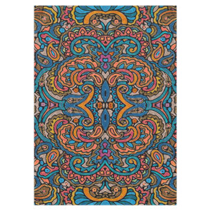 Toalha De Mesa Padrão Oriental de Aquarela VI + suas ideias