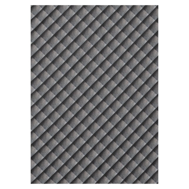 Toalha De Mesa Padrão preto de couro (Frente)