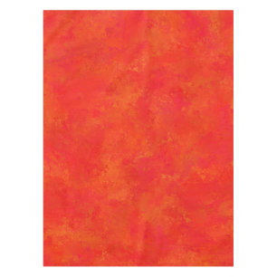 Toalha De Mesa Padrão Red Orange Abstrato