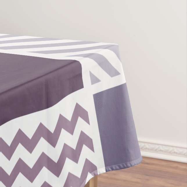Toalha De Mesa Padrão Roxo (Posição Original)
