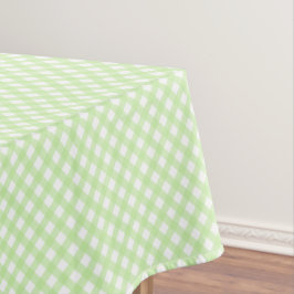Toalha De Mesa Padrão Russo, Pastel Green Gingham
