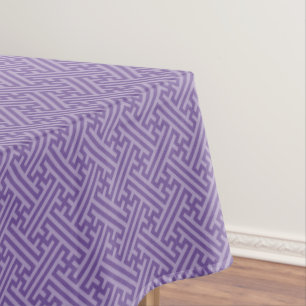 Toalha De Mesa Padrão Sayagata, Japonês, Roxo e Rosa