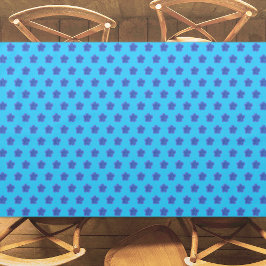 Toalha De Mesa Padrão sem costura do Rosa do Moss no azul claro