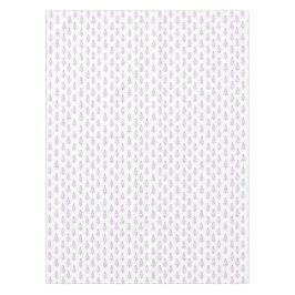 Toalha De Mesa Padrão Simples de Árvore de Natal Branco e Roxo