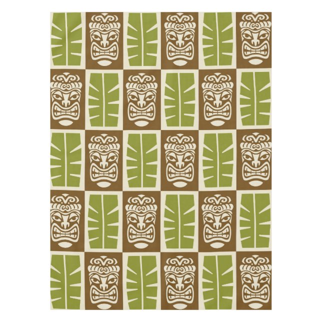 Toalha De Mesa Padrão Tiki (Frente)
