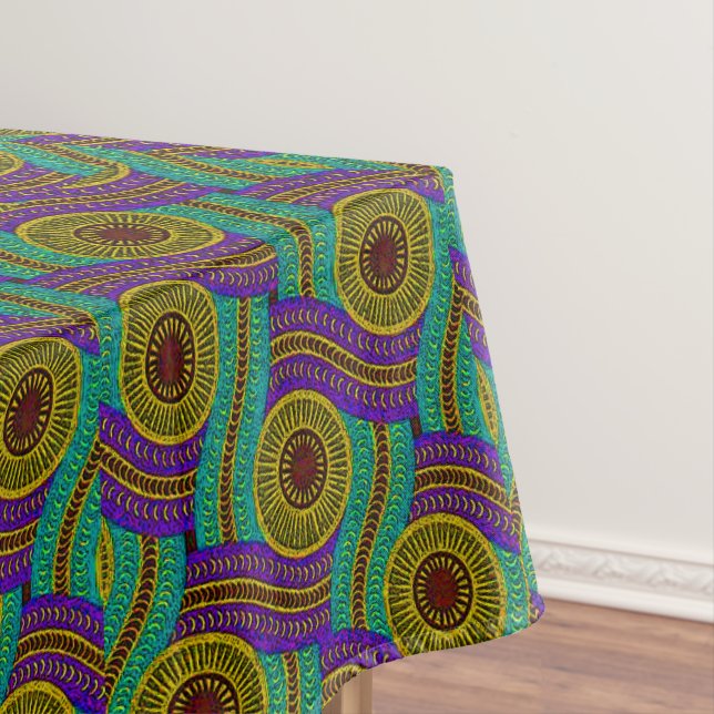 Toalha De Mesa Padrão Tribal Africano (Posição Original)