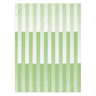 Toalha De Mesa Padrão verde branco riscado