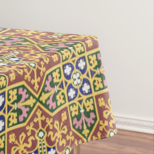 Toalha De Mesa Padrão Vintage Victorian Era 1870