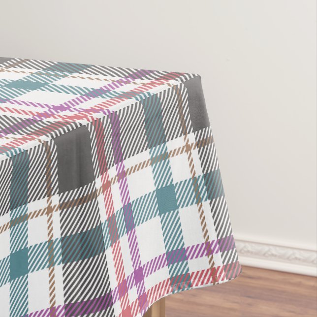Toalha De Mesa Padrão Xadrez Clássico (Posição Original)
