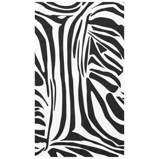 Toalha De Mesa Padrão zebra (Frente)