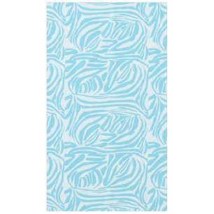 Toalha De Mesa Padrão Zebra Azul
