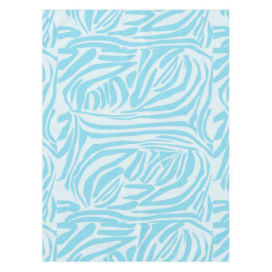 Toalha De Mesa Padrão Zebra Azul