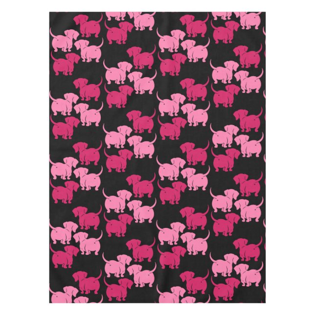 Toalha De Mesa Padrões de Cachorro Alemães (Frente)