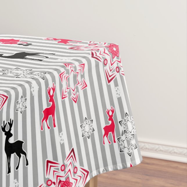 Toalha De Mesa Padrões de Natal (Posição Original)