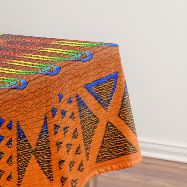 Toalha De Mesa "Padrões Negros, Histórias de Eternos." (Posição Original)