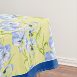 Toalha De Mesa Painéis Azuis Icy em uma Tablecloth