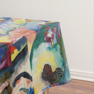 Toalha De Mesa Paisagem Wassily Kandinsky com Chaminé de Fábrica