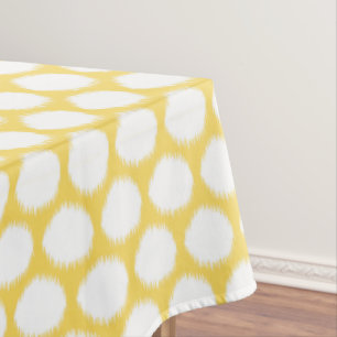 Toalha De Mesa Pale Yellow Asian Moods Ikat Pontos