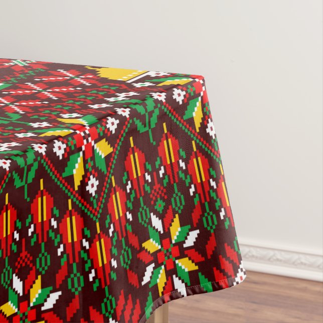 Toalha De Mesa Palestina Tatreez Embroderia Tradicional (Posição Original)