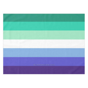 Toalha De Mesa Paleta da bandeira de homens gays trans-inclusivos