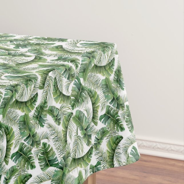 Toalha De Mesa Palmeiras tropicais de algodão (Posição Original)