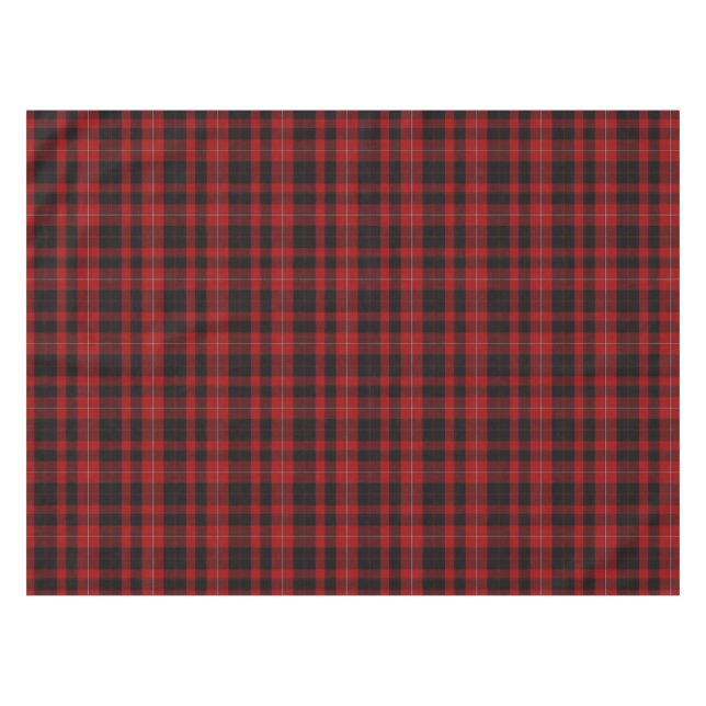 Toalha De Mesa Pano de mesa da xadrez de Tartan do clã de (Frente (Horizontal))