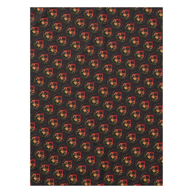 Toalha De Mesa Pano de mesa de sete pecados mortais (Frente)